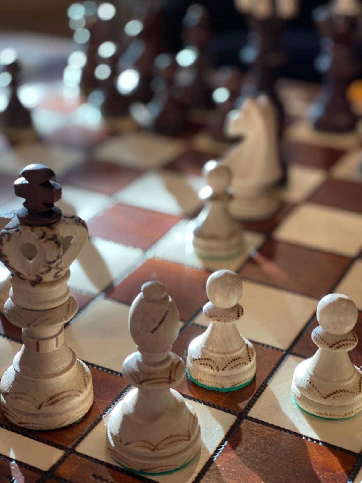 Handmade European Wooden Chess Set with 21 Inch Board and Hand Carved Chess Pieces customer photo 1
