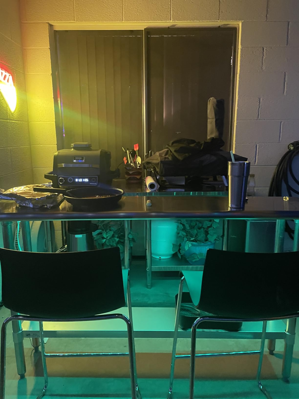 Hally Stainless Steel Table for Prep & Work 24 x 60 Inches NSF Commercial | Metal Heavy Duty Workbench, Adjustment Undershelf, for Kitchen, Restaurant, Home, Hotel, Garage, Pizza Oven, Galvanized Legs customer photo 2