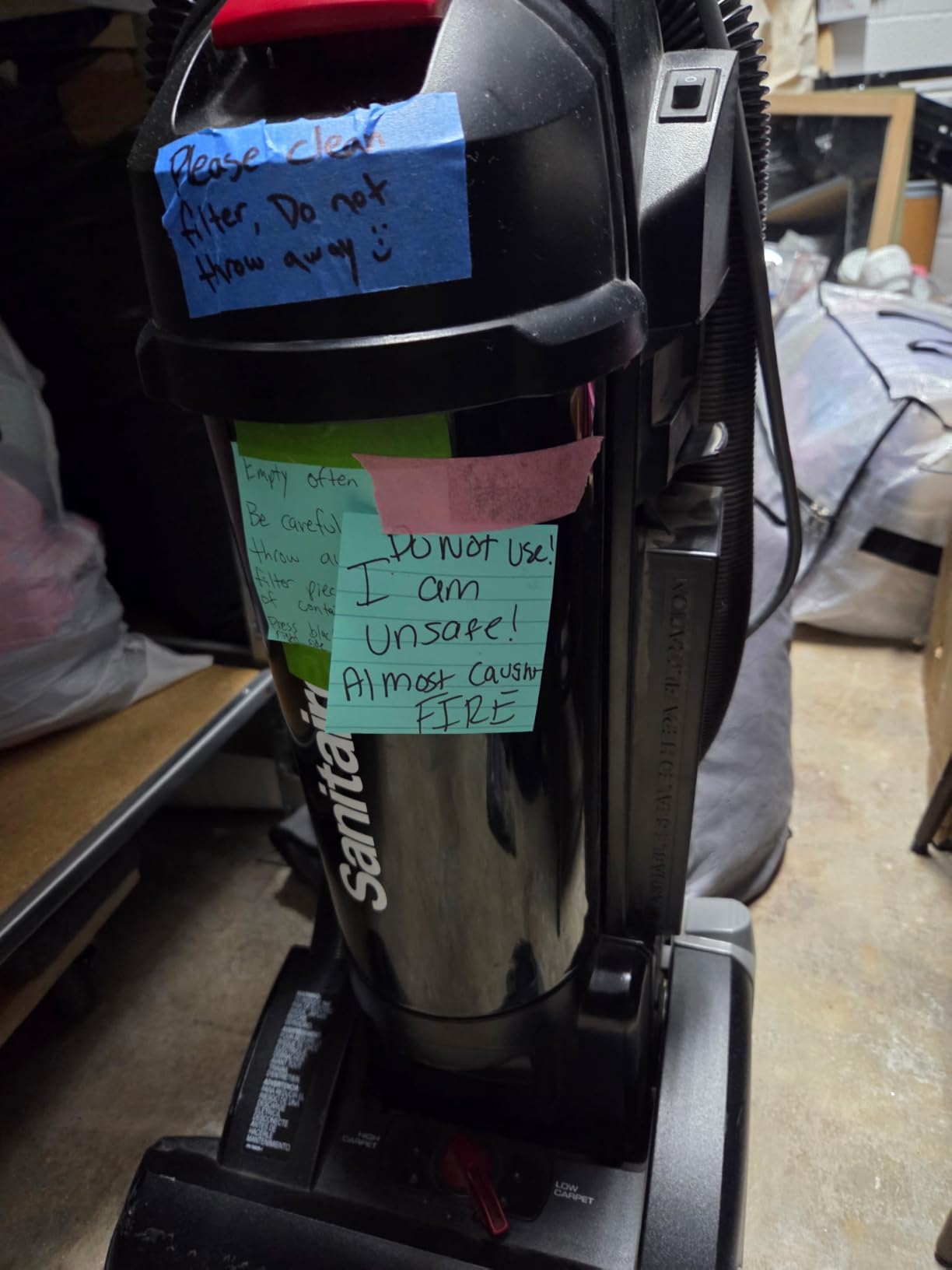 Sanitaire Force Upright Commercial Vacuum SC5845D, Black customer photo 1