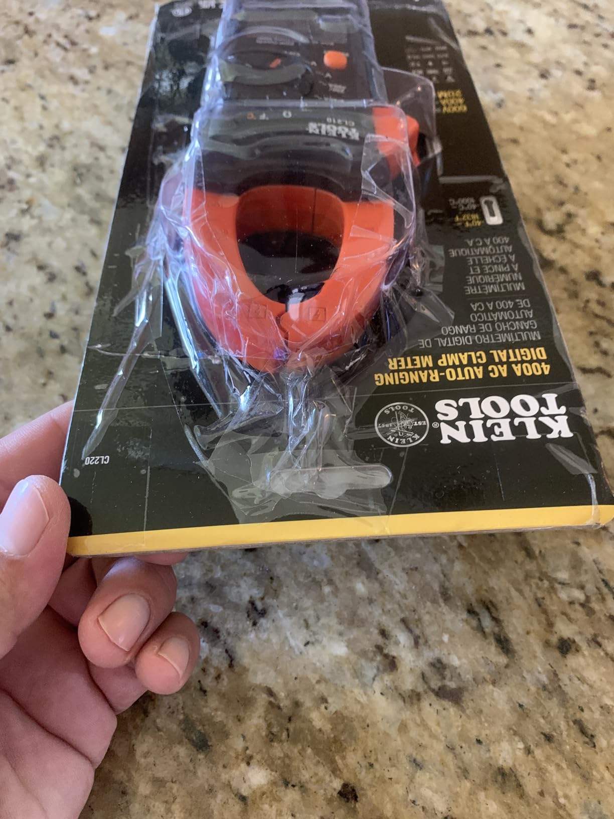 Klein Tools CL220 Digital Clamp Meter, Auto-Ranging 400 Amp AC, AC/DC Voltage, TRMS, Resistance, Continuity, NCVT Detection, and Temp customer photo 2