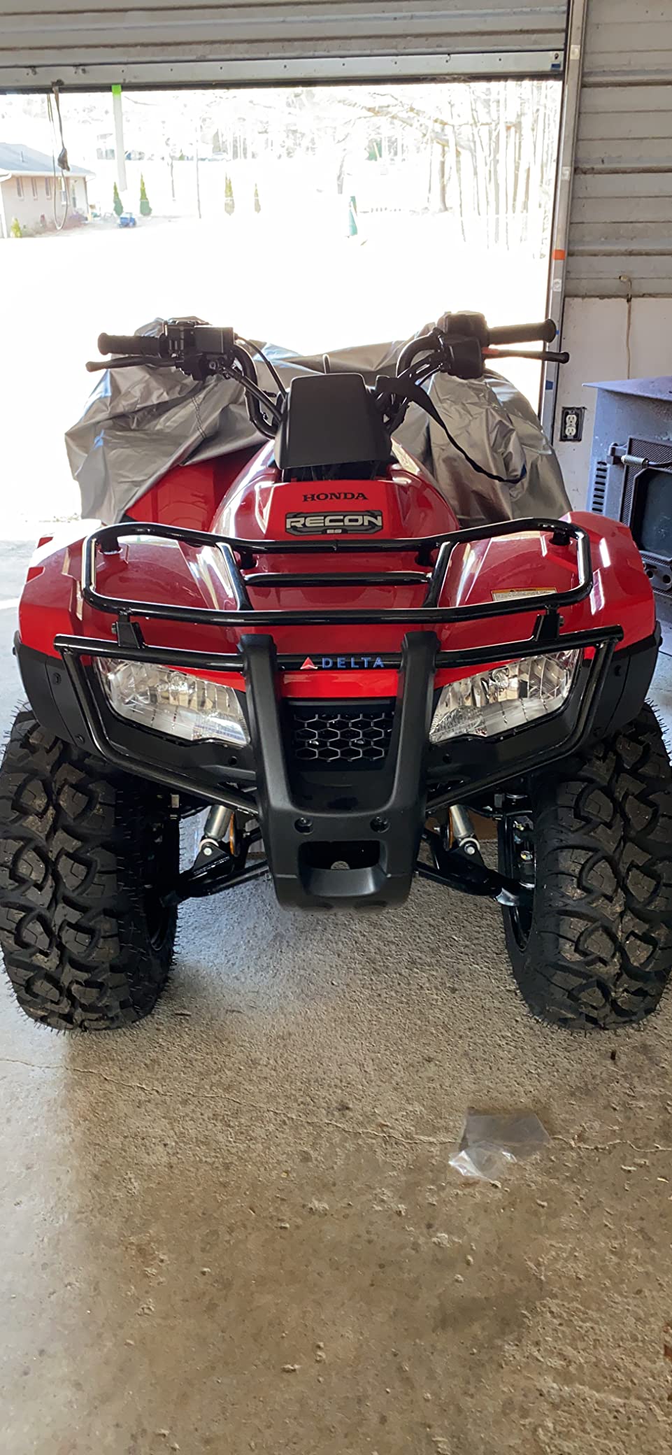 Szblnsm ATV Cover. 420D Heavy Duty Tear-Resistant Fabric. Quad Cover for Kawasaki, Arctic Cat, Honda, Polaris, Yamaha, and More. Protection Against Water, Wind, UV. 4 Wheeler Accessories customer photo 1