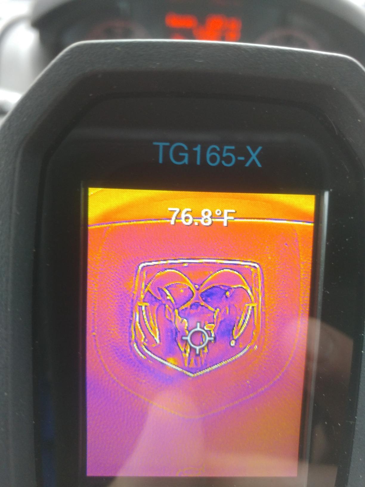 Flir TG165-X Thermal Imaging Camera with Bullseye Laser, Spot IR | 80x60 IR, -25 to 300C, spot thermometer, MSX, IP54, building/HVAC/electrical, strap, pouch customer photo 1