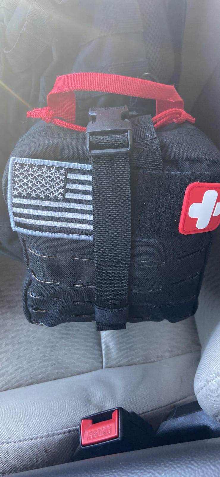 EVERLIT Advanced Trauma Kit, CAT GEN-7 Tourniquet, TCCC Compliant, Mil-Spec Nylon Laser Cut Pouch with 36