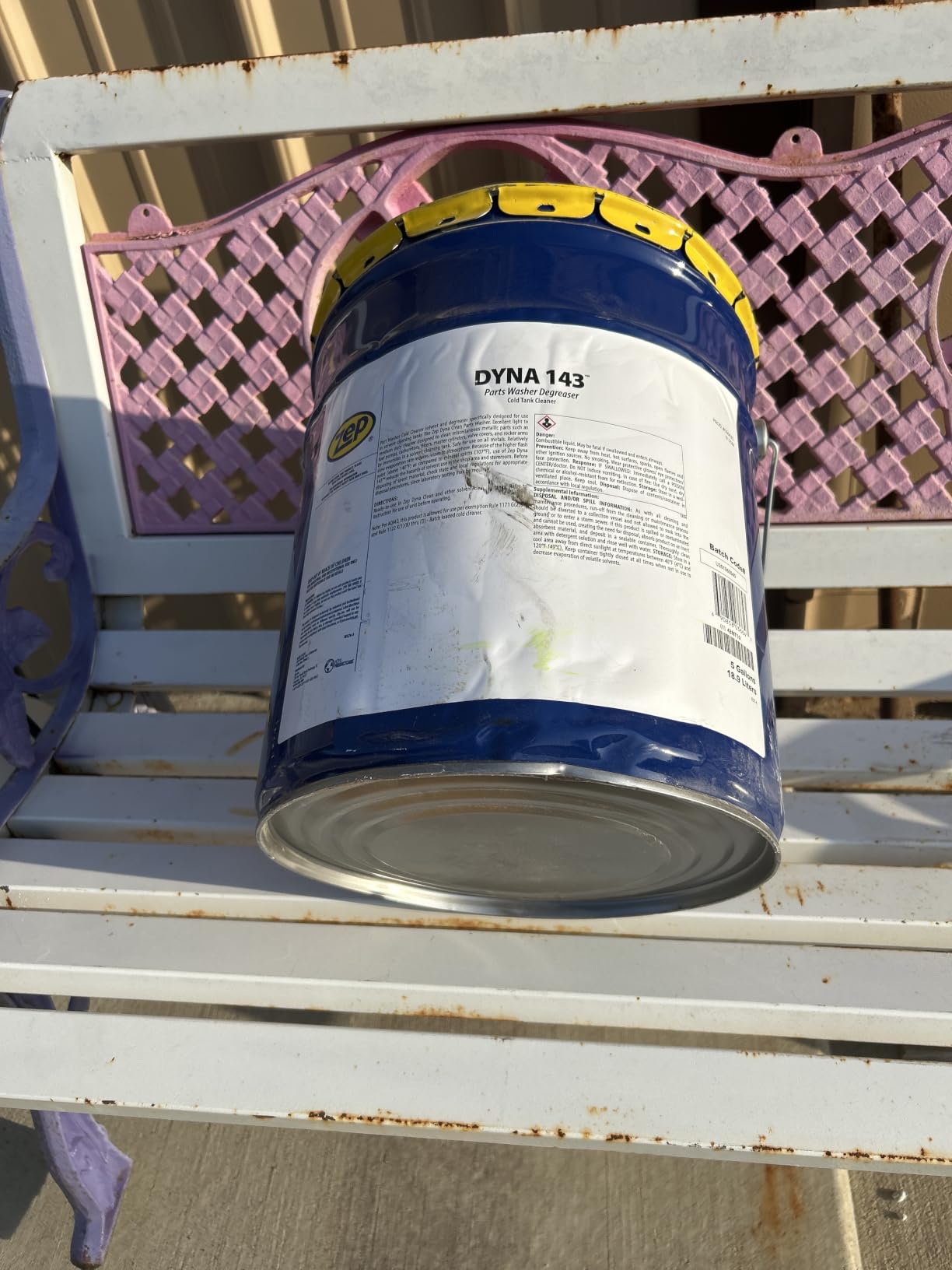 Zep Dyna 143 Parts Washer Solvent - 5 Gallon (1 Bucket) 36635 customer photo 2