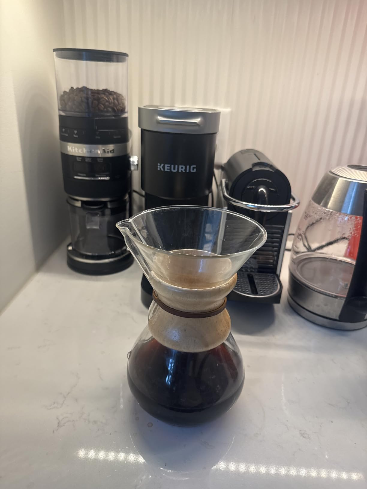 KitchenAid Burr Coffee Grinder, KCG8433, Empire Red customer photo 1