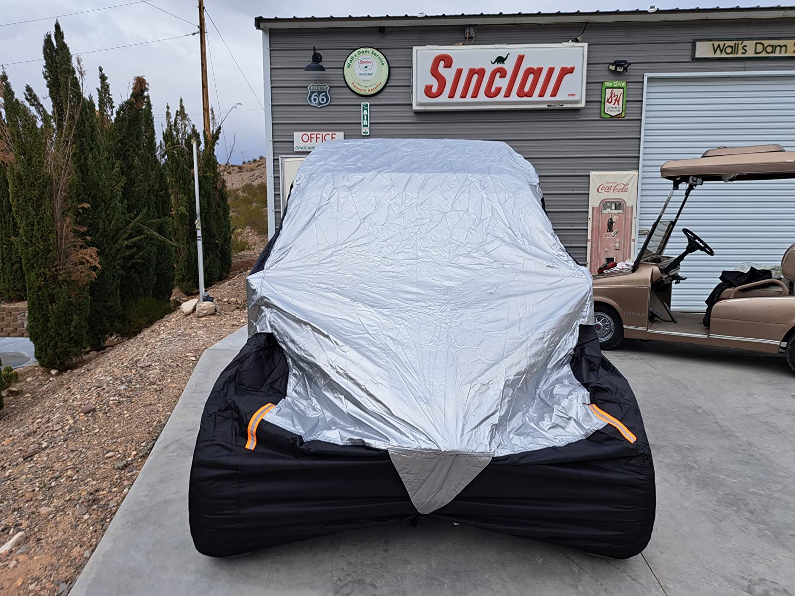 KEMIMOTO 2-Seater UTV Cover 420D Oxford Cloth PU Coating Waterproof | Compatible with Polaris RZR Ranger General Fit for 2-Seater UTVs, Three Fixed Straps, Heavy Duty All-Weather Protection customer photo 1