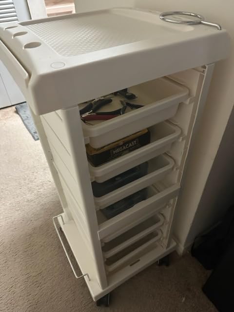 TASALON 6-Tray Multipurpose Rolling Salon Storage Cart customer photo 1