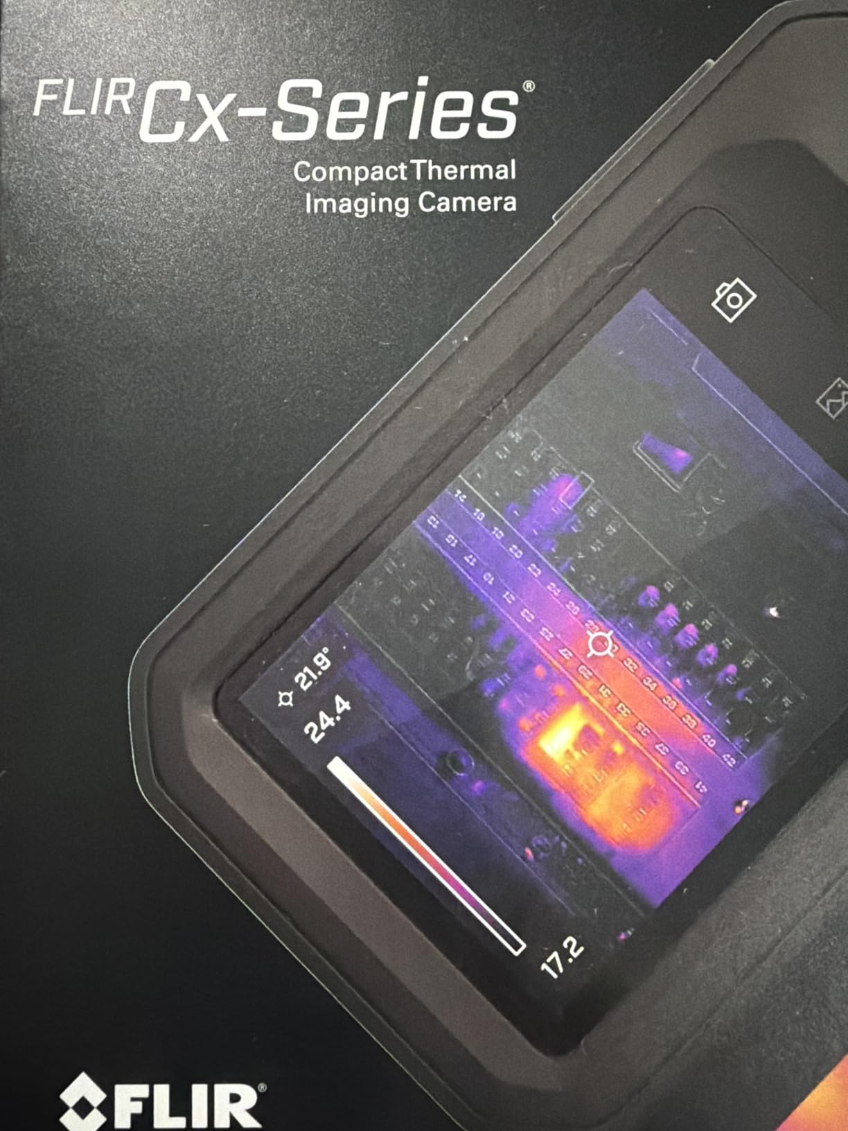 Flir C3-X Compact Thermal Imaging Camera, WiFi, 128x96 MSX, Ignite | -20 to 300C, 12,288 pixels, 5MP visual, LED flashlight, Ignite cloud, 2 batteries, charger, case customer photo 2