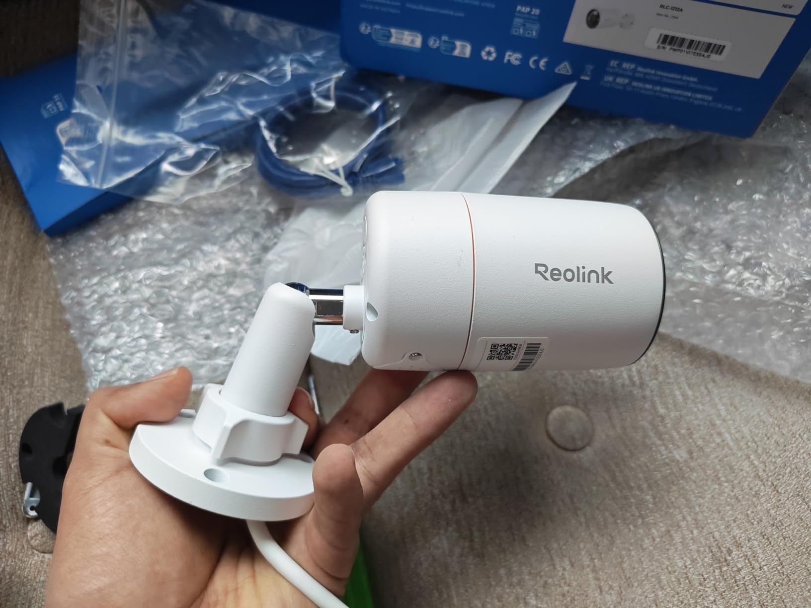 REOLINK RLC-1212A 12MP Bullet Outdoor PoE Camera for Home Security | Smart Human/Vehicle/Pet Detection, 700lm Color Night Vision, Two Way Talk, Up to 512GB microSD Card, No Monthly Fee customer photo 1