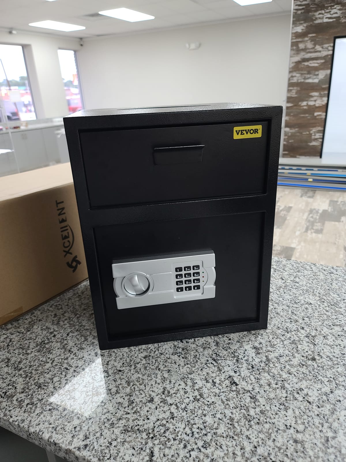 VEVOR Digital Depository Safe 1.7 Cubic Feet with Deposit Slot, Electronic Code Lock with Two Emergency Keys customer photo 2