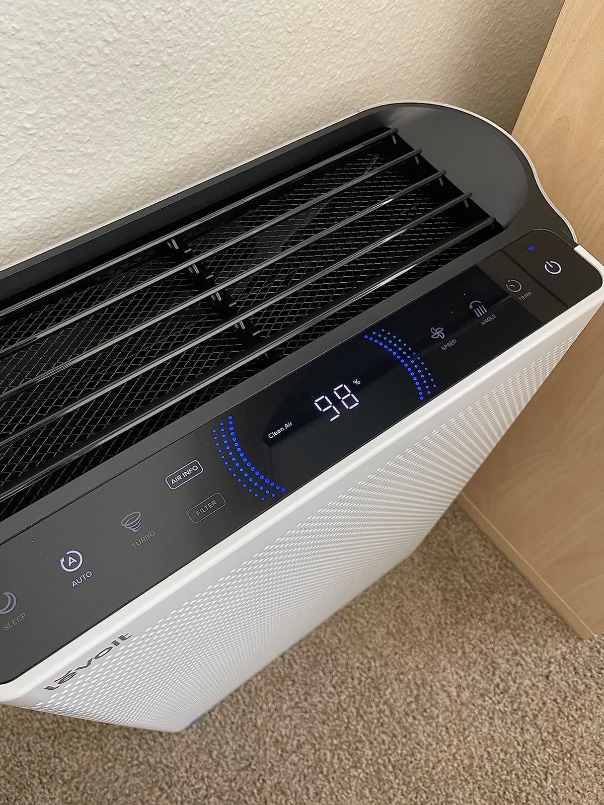 LEVOIT Smart Air Purifiers for Home Large Room Up to 1733 Ft² Core 400S-P | HEPA Sleep Mode, AHAM VERIFIDE, Auto Mode, Air Quality Monitor, 3-in-1 Filter For Pet Allergy, Smoke, Dust, ChildLock, White customer photo 2
