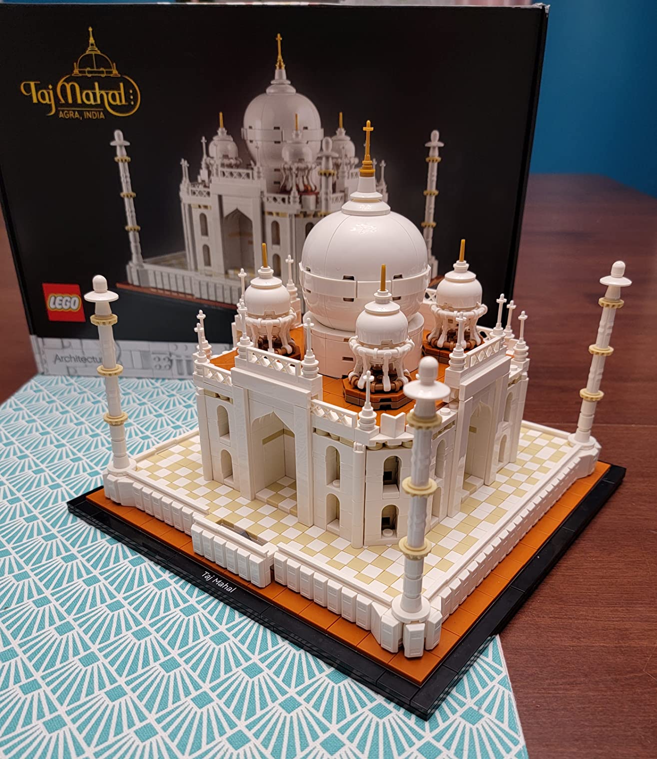 Architecture Taj Mahal 21056 Building Set - Landmarks Collection, Display Model, Collectible Home Décor Gift Idea and Model Kits for Adults and Architects to Build customer photo 2