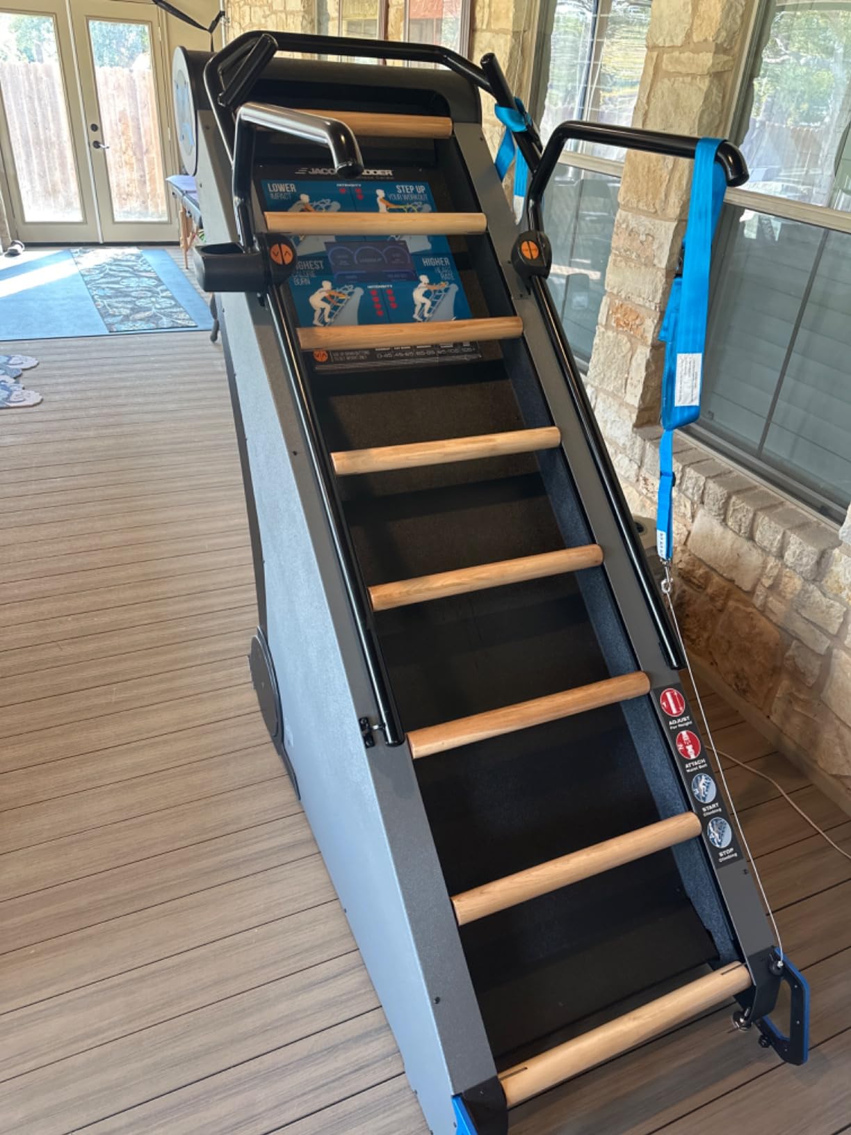 JLX Commercial 4-Position Ladder Climber Exercise Machine | Self Powered. Improved Digital Dashboard. Four Climbing Workout Positions. customer photo 2