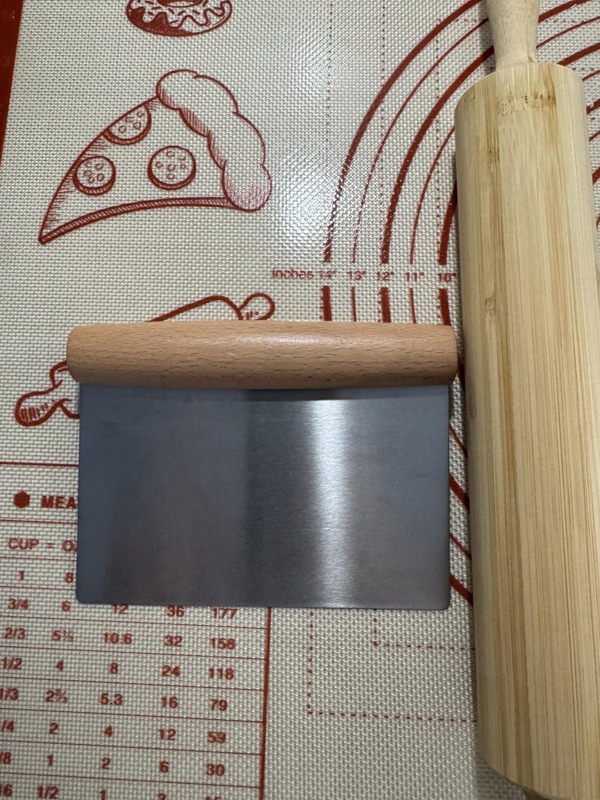 Nordic Ware Dough Cutter with Beechwood Grip, Stainless Steel Blade customer photo 1