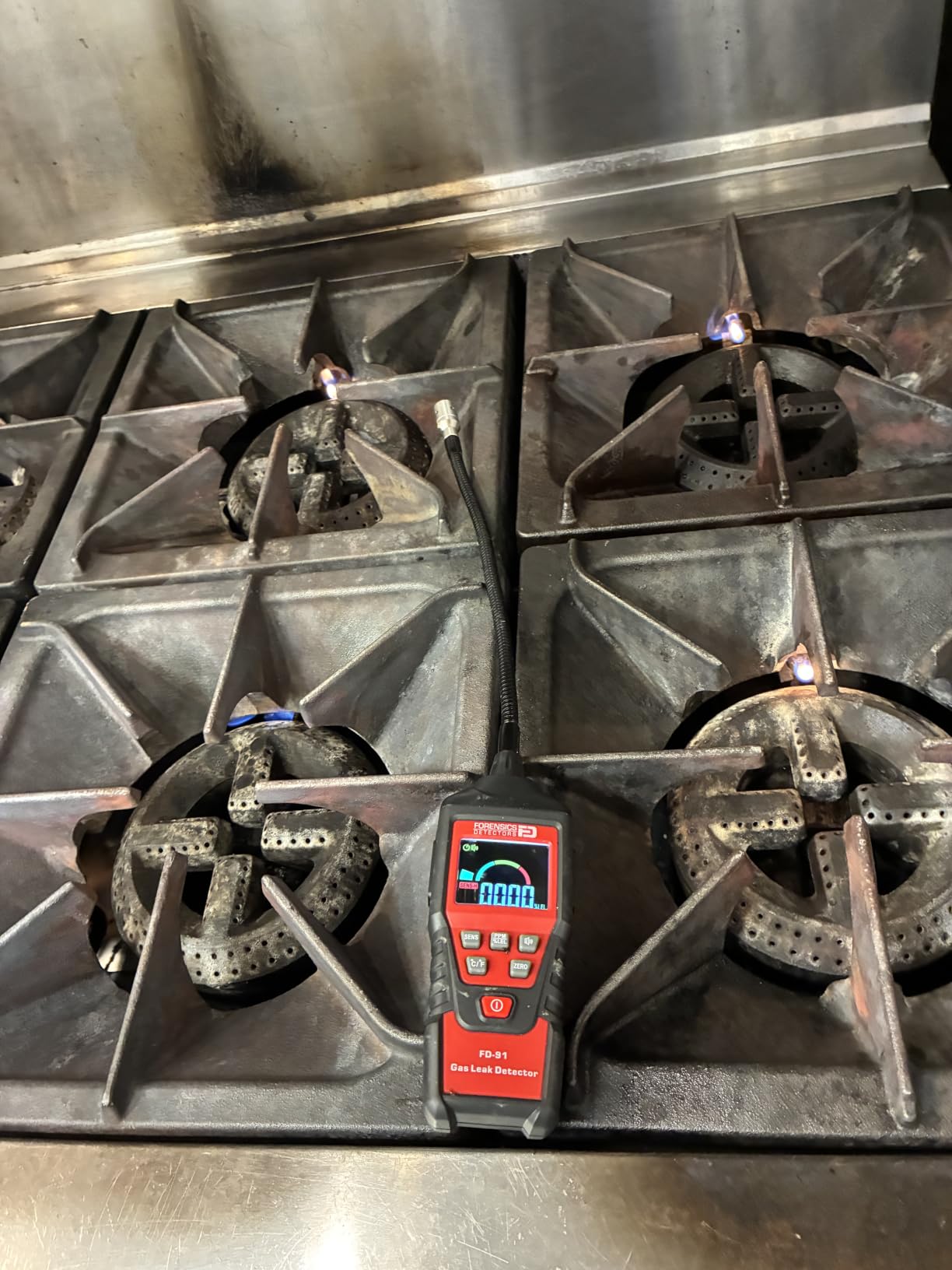 Gas Leak Detector by Forensics | 10ft Drop Test Pass | Natural Gas, Alcohols, Methane, Combustibles, Acetone, Ethanol, Propane, Butane, Gasoline, Diesel, IPA, Toluene, LPG, LNG | customer photo 2