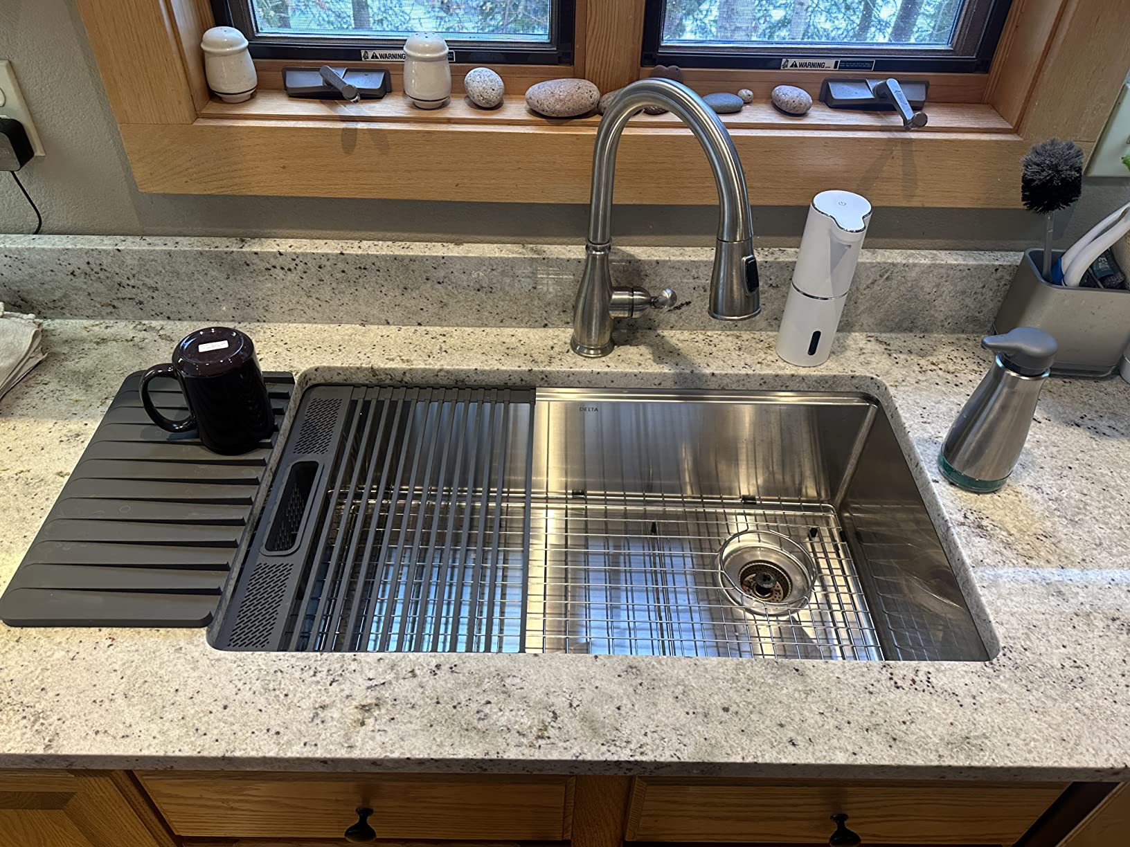 DELTA FAUCET 95B932-32S-SS Lorelai Workstation Kitchen Sink Undermount Stainless Steel Single Bowl with WorkFlow Ledge and Chef's Kit of 6 Accessories customer photo 1