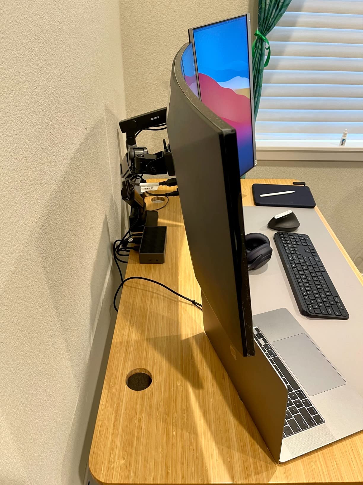 Heavy-Duty Dual Monitor Arm Desk Mount for up to 35