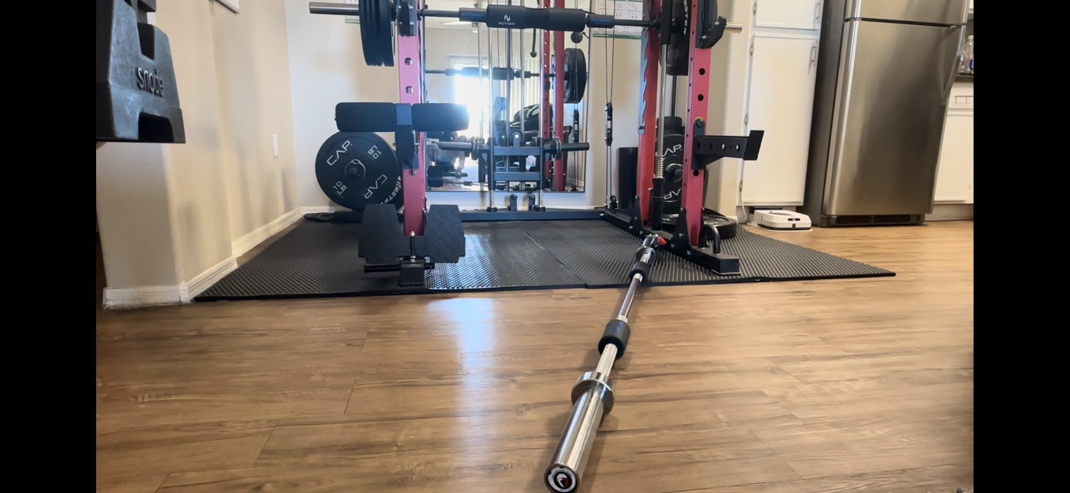 Titan Fitness Olympic Technique Training Barbell, 6 FT Chrome Finish, 15 KG (33lb) 28MM Shaft, Rated 500 LB, Weightlifting Bar customer photo 1
