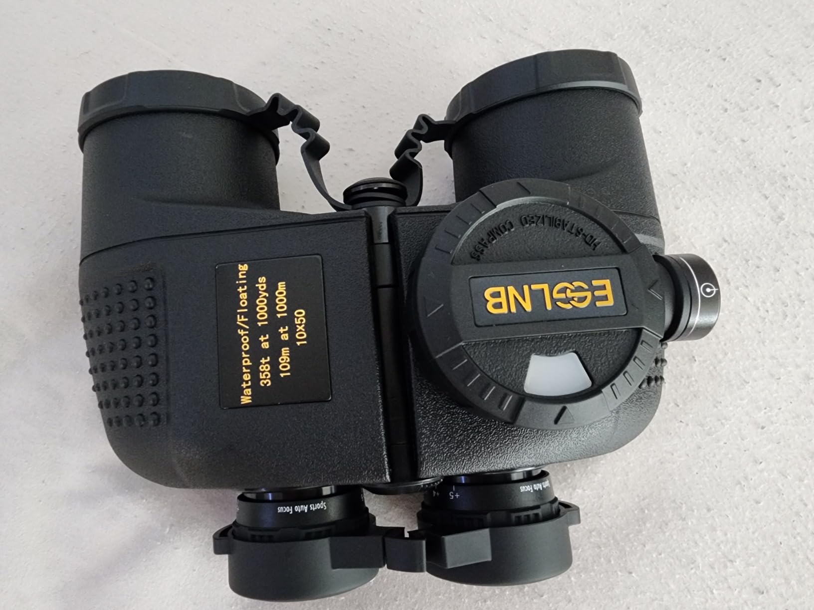 ESSLNB 10X50 Marine Binoculars with Illuminated Rangefinder, Compass, IPX7 Waterproof, BAK4 Prisms customer photo 1