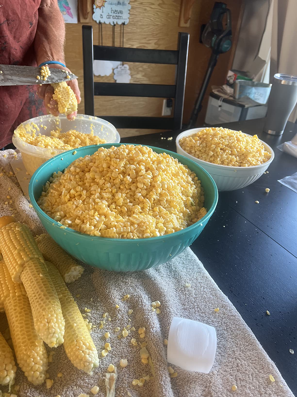Corn Cob Stripper Tool, Corn Peeler for Corn on the Cob (Yellow) customer photo 1