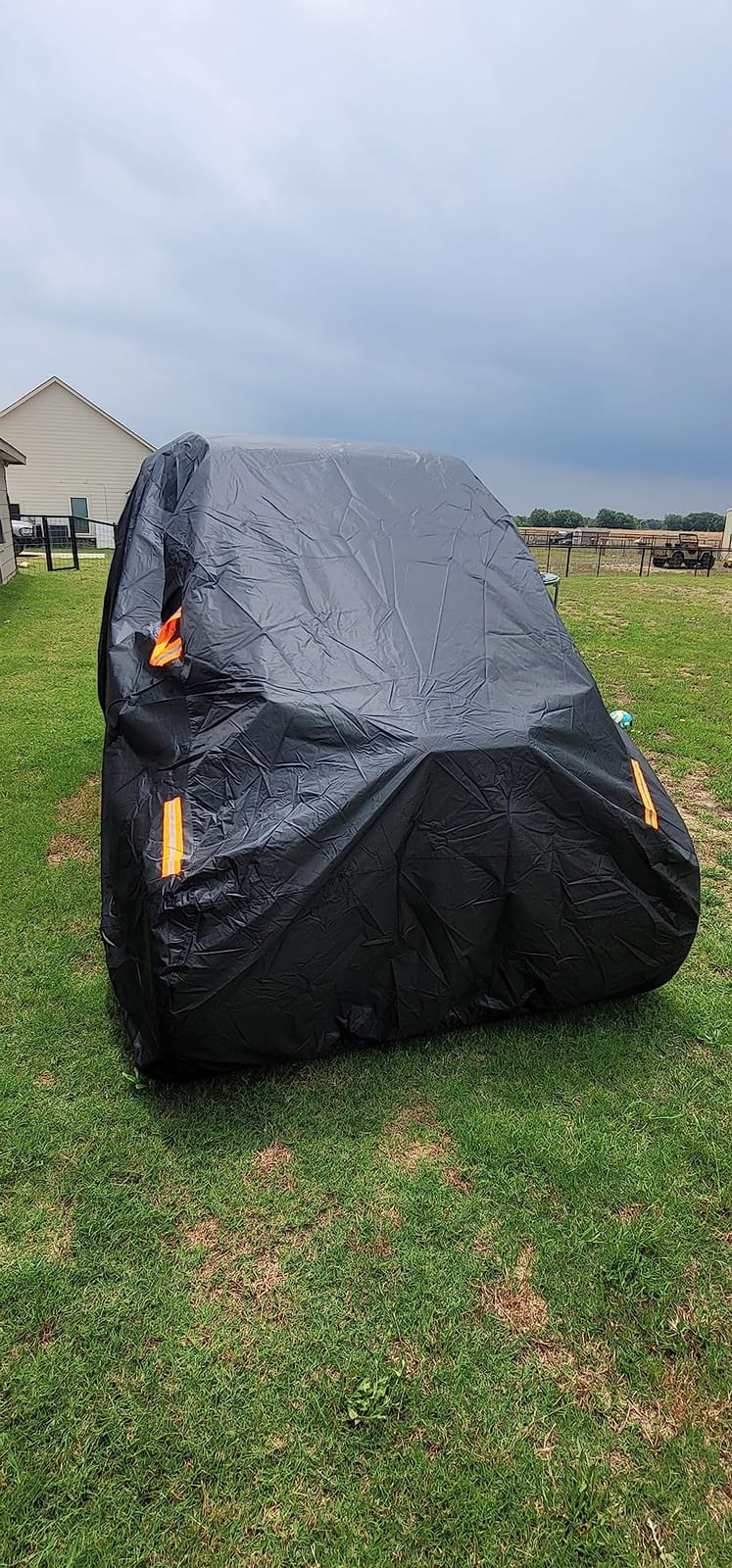 UTV Cover Waterproof Heavy Duty 4-6 Seater Cover Black Oxford Cloth Protection Covers for Polaris RZR Mahindra Can-Am Defender All Weather Side by Side Cover UTV Accessories customer photo 1