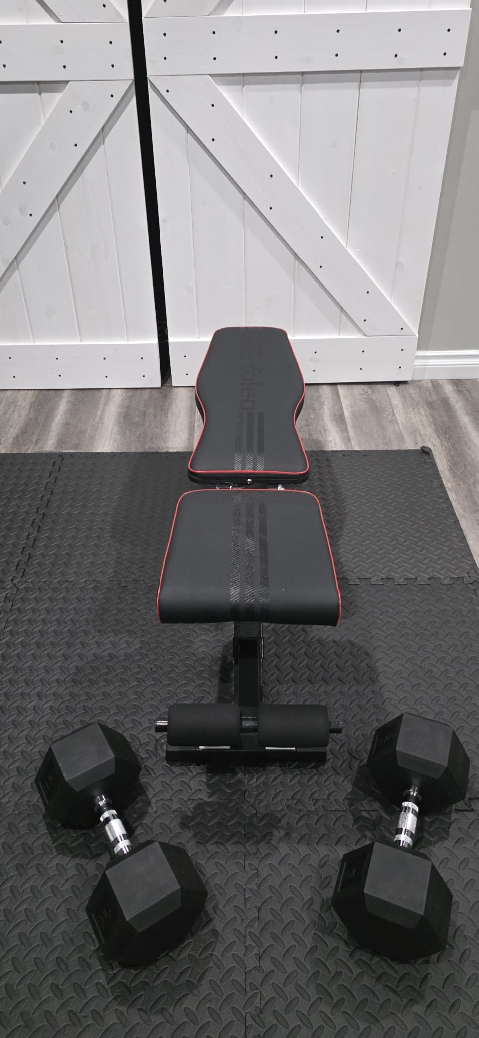 YOLEO Adjustable Weight Bench, ASTM-Certified 827LBS | 98% Pre-Assembled, 84 Positions Incline Decline Flat, Foldable Gym Bench with Wider Seat for Home Gym, Extended Head Support customer photo 1