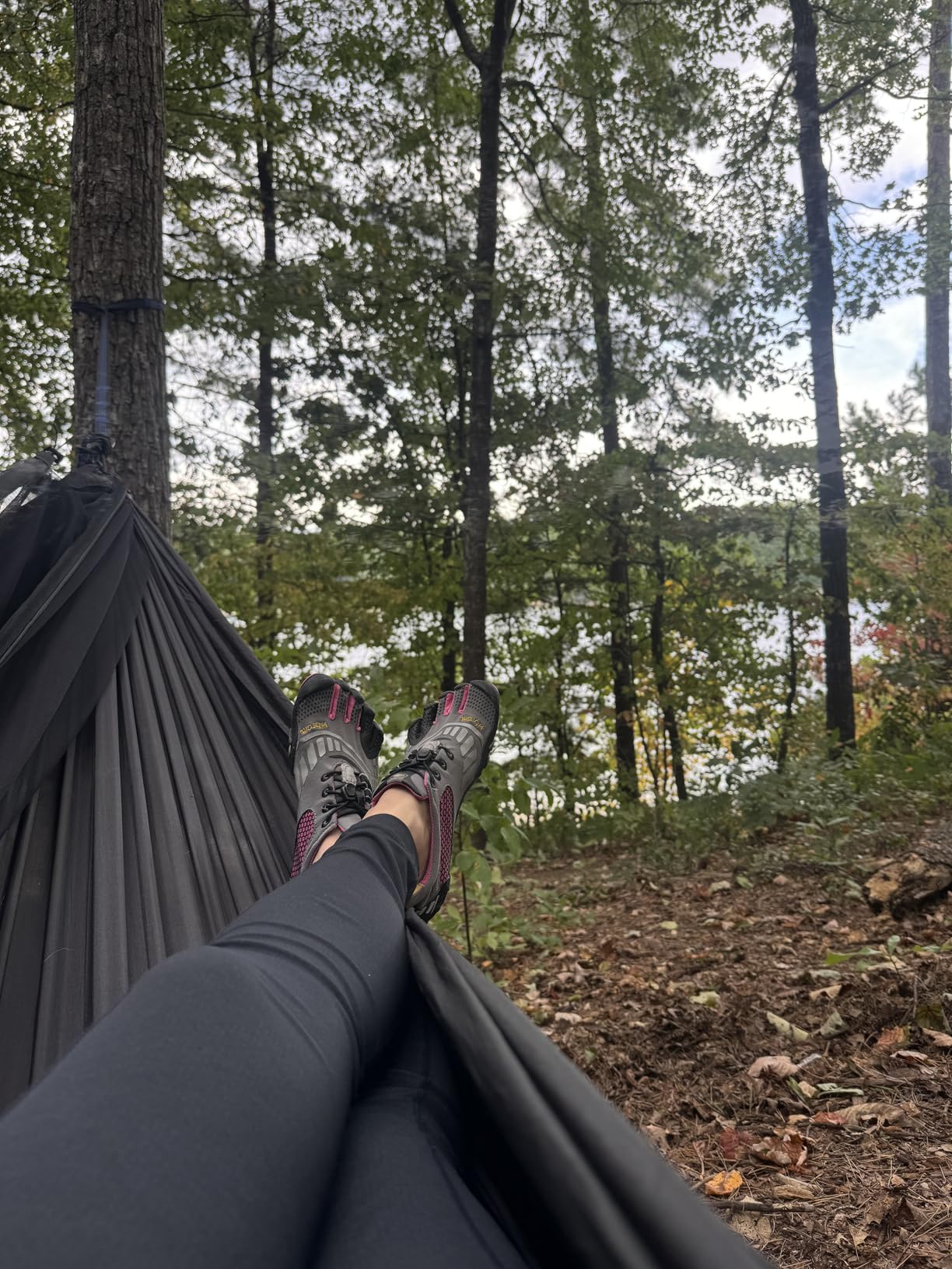 Sunyear Hammock Camping with Rain Fly Tarp and Net, Portable Camping Hammock Double Tree Hammock Outdoor Indoor Backpacking Travel & Survival, 2 Tree Straps,100% Waterproof Green Bundle customer photo 2