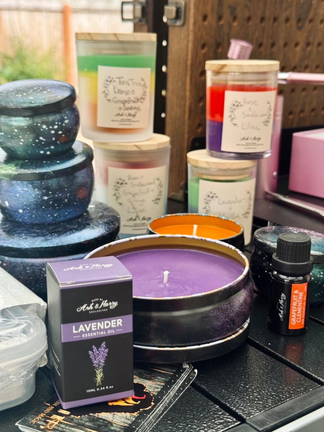 ASH & HARRY Premium Soy Candle Making Kit for Adults, Complete Gift Set with 10 Premium Tins & Jars, DIY Starter Candle Making Supplies customer photo 2