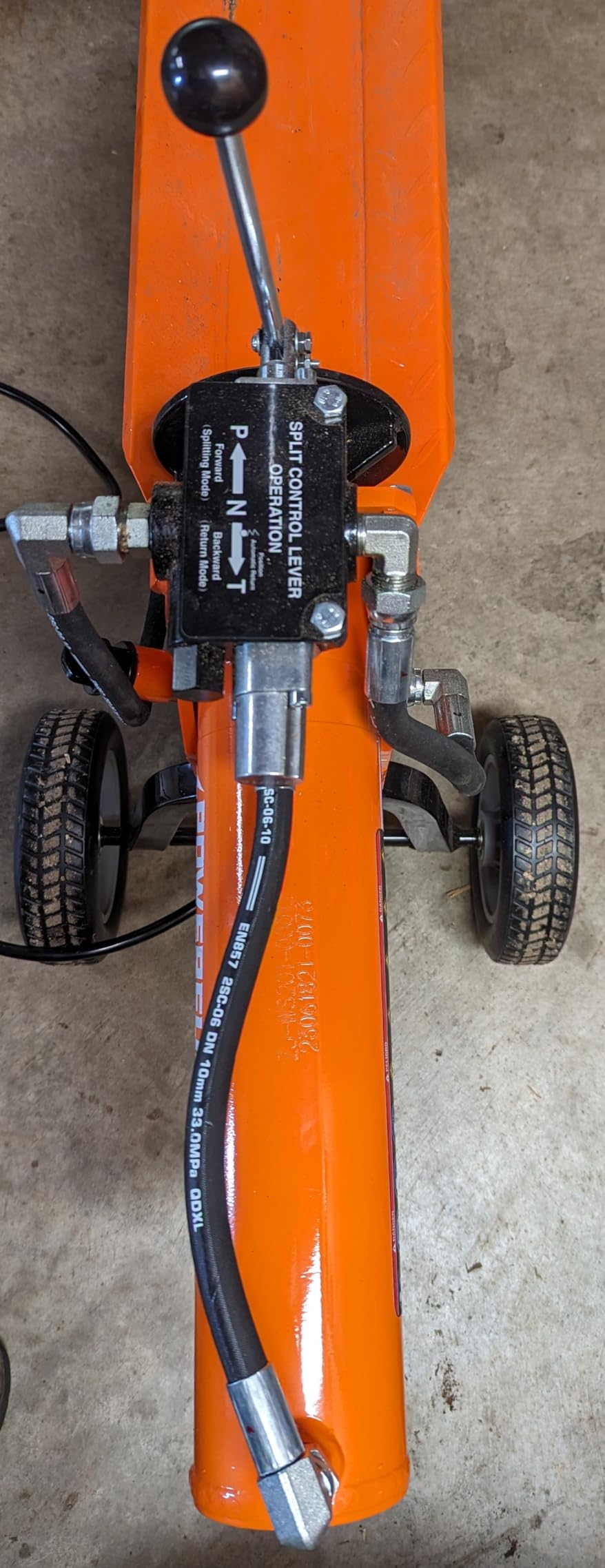 SuperHandy Hydraulic Log Splitter, 14 Ton, Portable Firewood Splitter | Auto-return ram, Firewood Splitter, Wood Prep customer photo 1