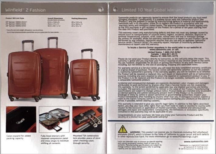 Samsonite Winfield 2 Hardside Luggage with Spinner Wheels, 3-Piece Set (20/24/28), Cactus Green customer photo 1