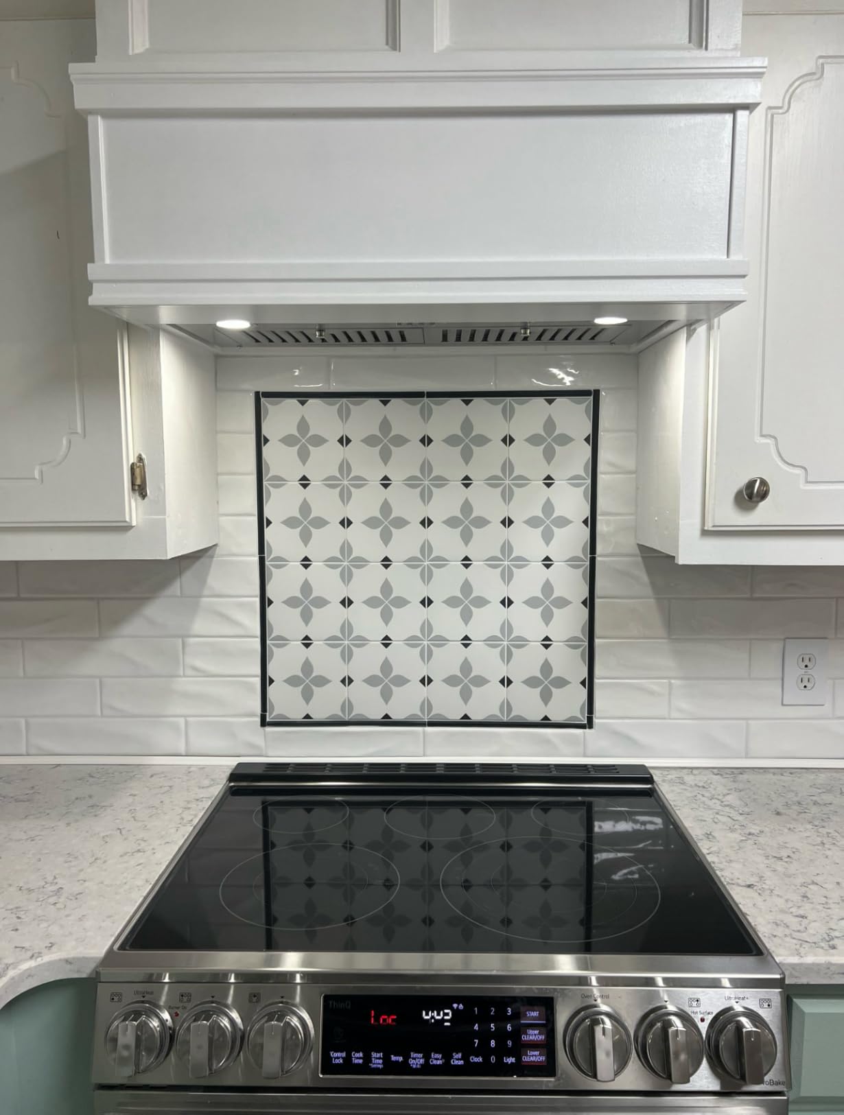 Range Hood Insert 30 inch,Stainless Steel Kitchen Vent Hood 600CFM,Built-in Kitchen Stove Hood w/Front Button Controls and Front LED Lights,Baffle Filters,Ducted/ductless Convertible Duct customer photo 1