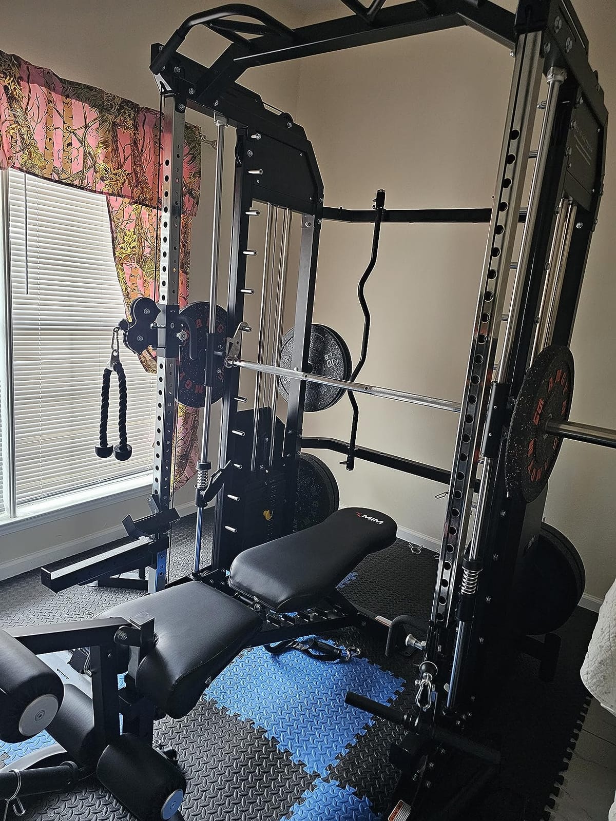 Hercules EX Commercial All in One Gym Machine 400 lb Weight Stack Adj Bench Leg Press Jammer Arms Leg Extension Arm Curl LAT Seat 24 Attachments customer photo 2