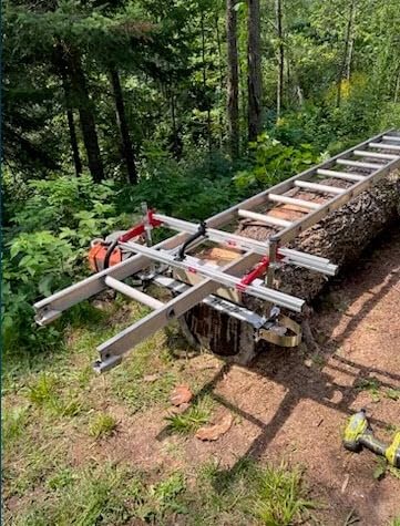 Zozen Chainsaw Mill, Portable Sawmill - Can be Assembled into 3 sizes for Independent Use, Suitable for 14-36 inches Planking Milling Bar, A Flexible Cutting Guide System for Builders and Woodworkers customer photo 1