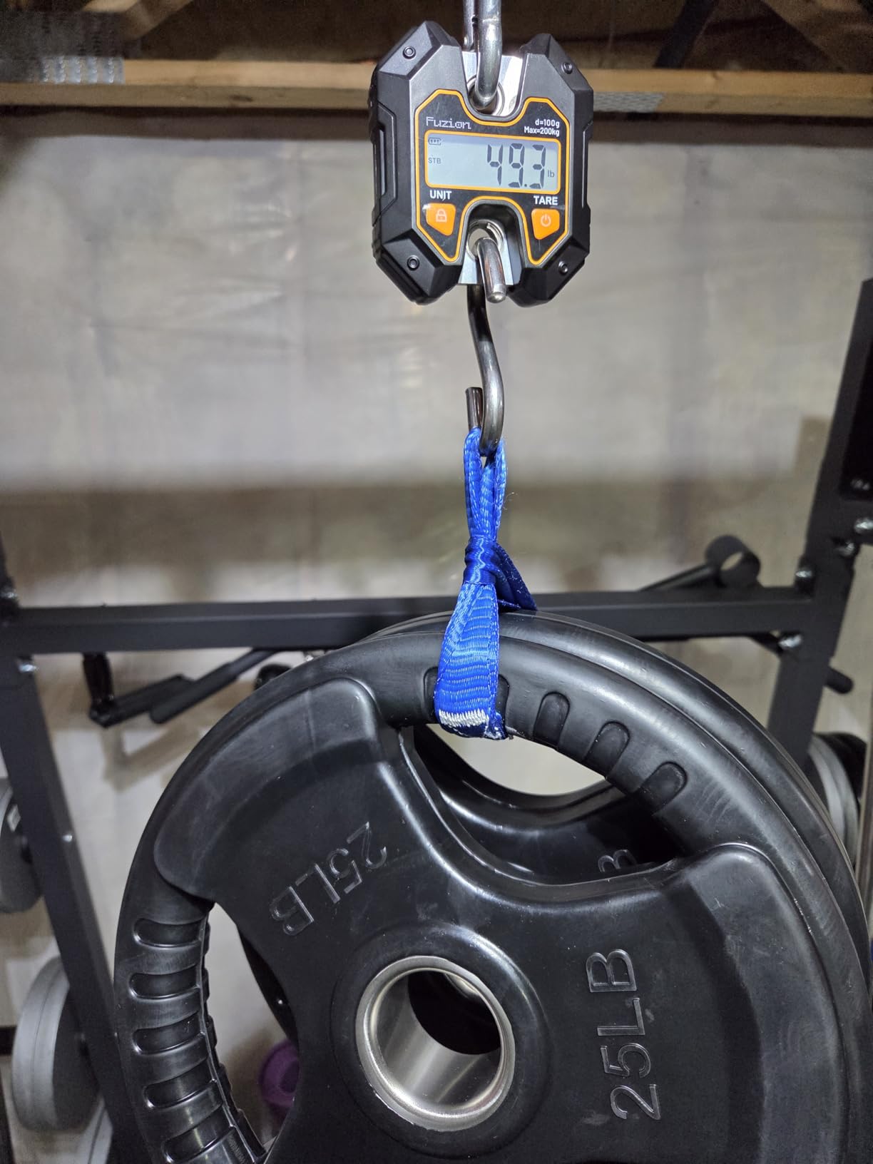 RitFit Olympic Rubber Grip Weight Plates, 2-Inch Barbell Set | Solid Iron Core, Rubber Coated, 2-Inch Olympic Bar Compatible, 3-Hole Grip, 2.5LB to 45LB Weight Options customer photo 2