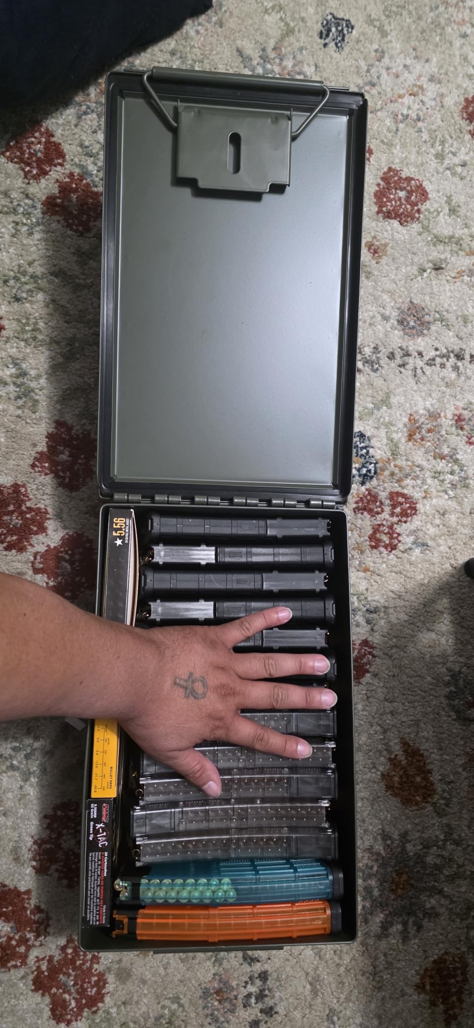 Reapr Steel Ammo Can, Heavy Duty Locking Metal Ammo Storage Box, Airtight and Watertight 30 Cal or 50 Cal Case customer photo 2