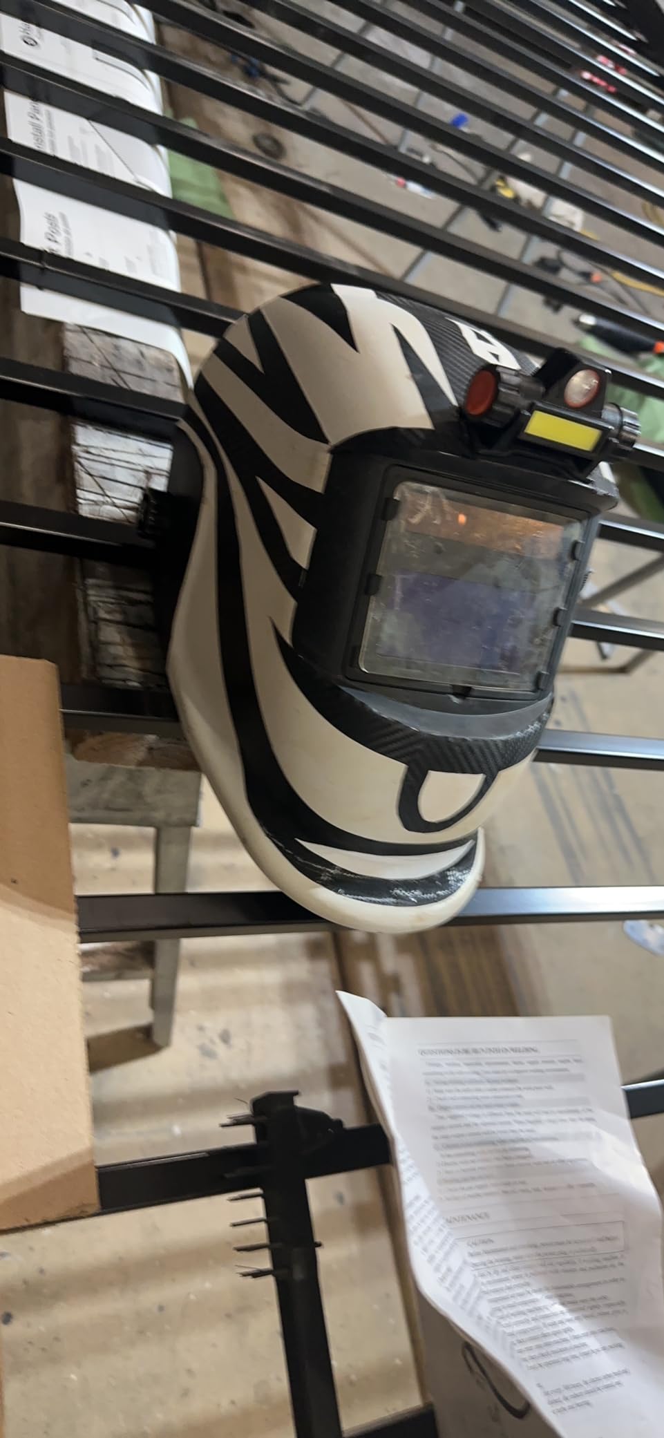 TRQWH Welding Helmet with Light True Color Auto Darkening Solar Powered Welding Hood with 2 Arc Sensor Wide Shade 4/9-13 for TIG MIG ARC Cool Welder Mask customer photo 1