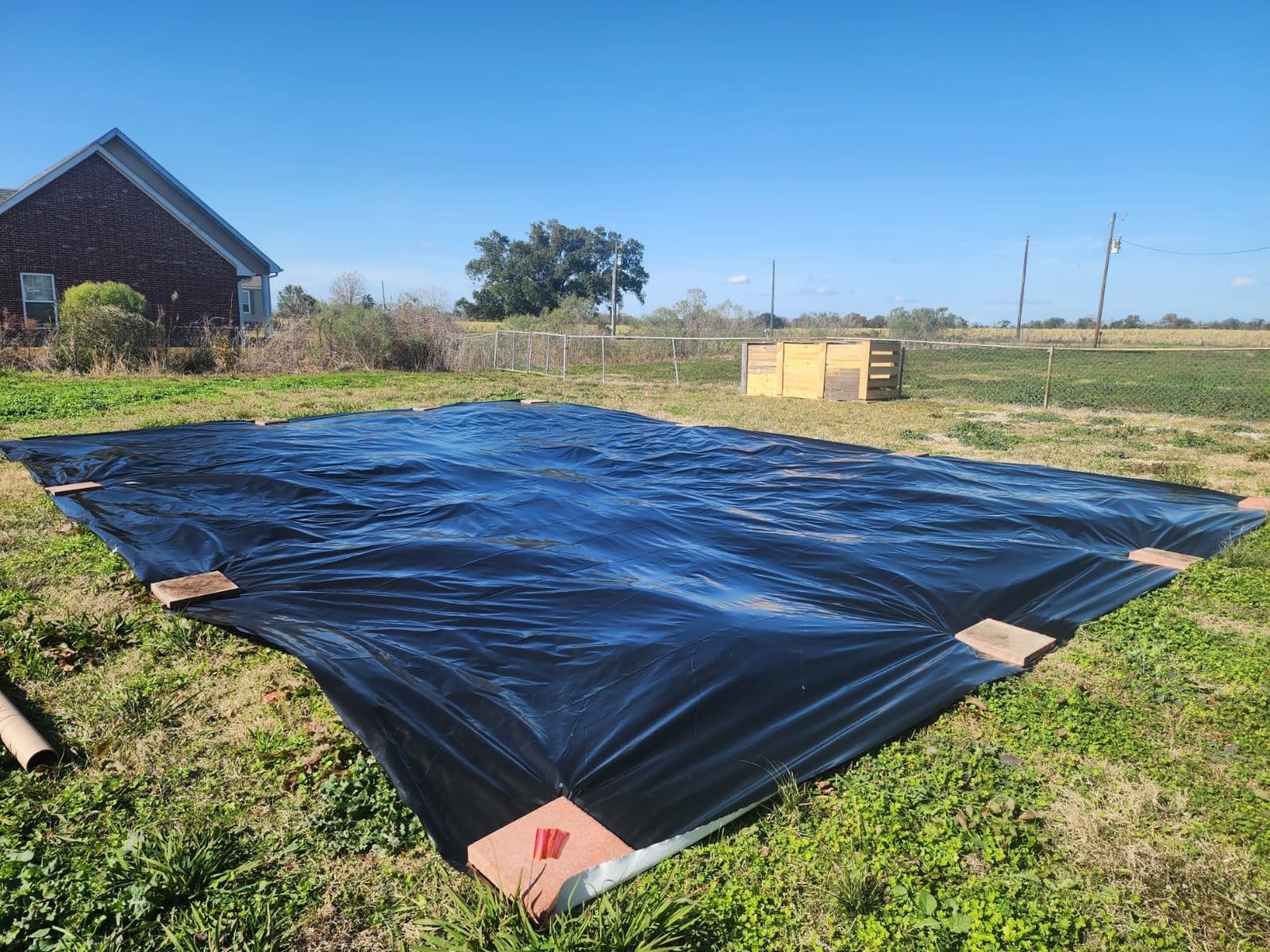 Farm Plastic Supply - Silage Tarp Black/White Plastic Sheeting - 5 Mil (50' x 10') - Heavy Duty Polyethylene Plastic Tarp for Silage Cover, Bunker Cover for Farming, Agriculture, Ground Covering customer photo 1