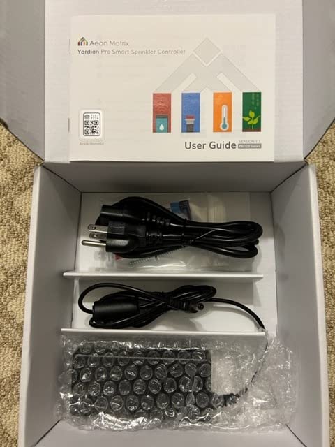 Yardian Pro 6-Zone Smart Sprinkler Controller, Apple HomeKit & Wi-Fi | Apple HomeKit & Home Assistant Compatible, Ethernet & Wi-Fi, Weather-Based Scheduling, Easy DIY Install, Manual Buttons customer photo 2