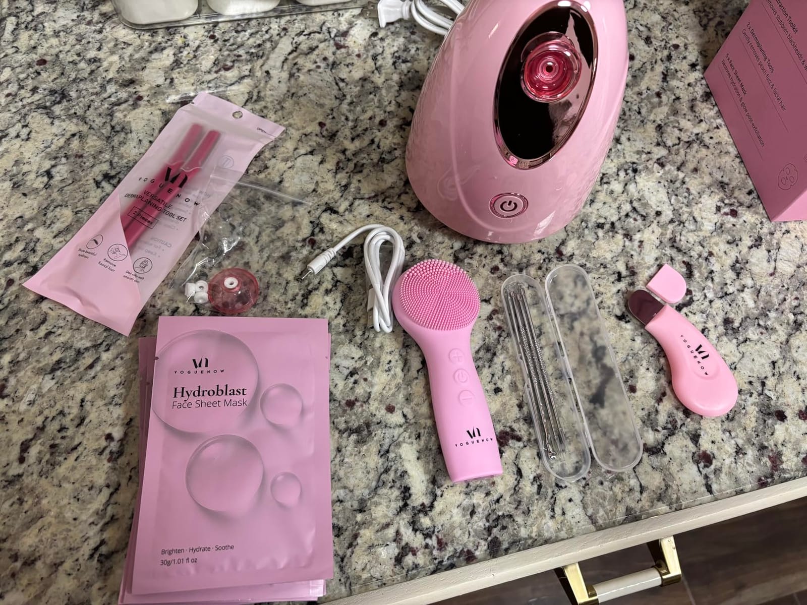 Facial Steamer Spa Kit (17-Pcs), Face Steamer for Facial Deep Cleansing | 17 Skincare Tools with Towel Warmer & Humidifier Mode, Best Self Care & Spa Gifts, Birthday Gifts for Women customer photo 2