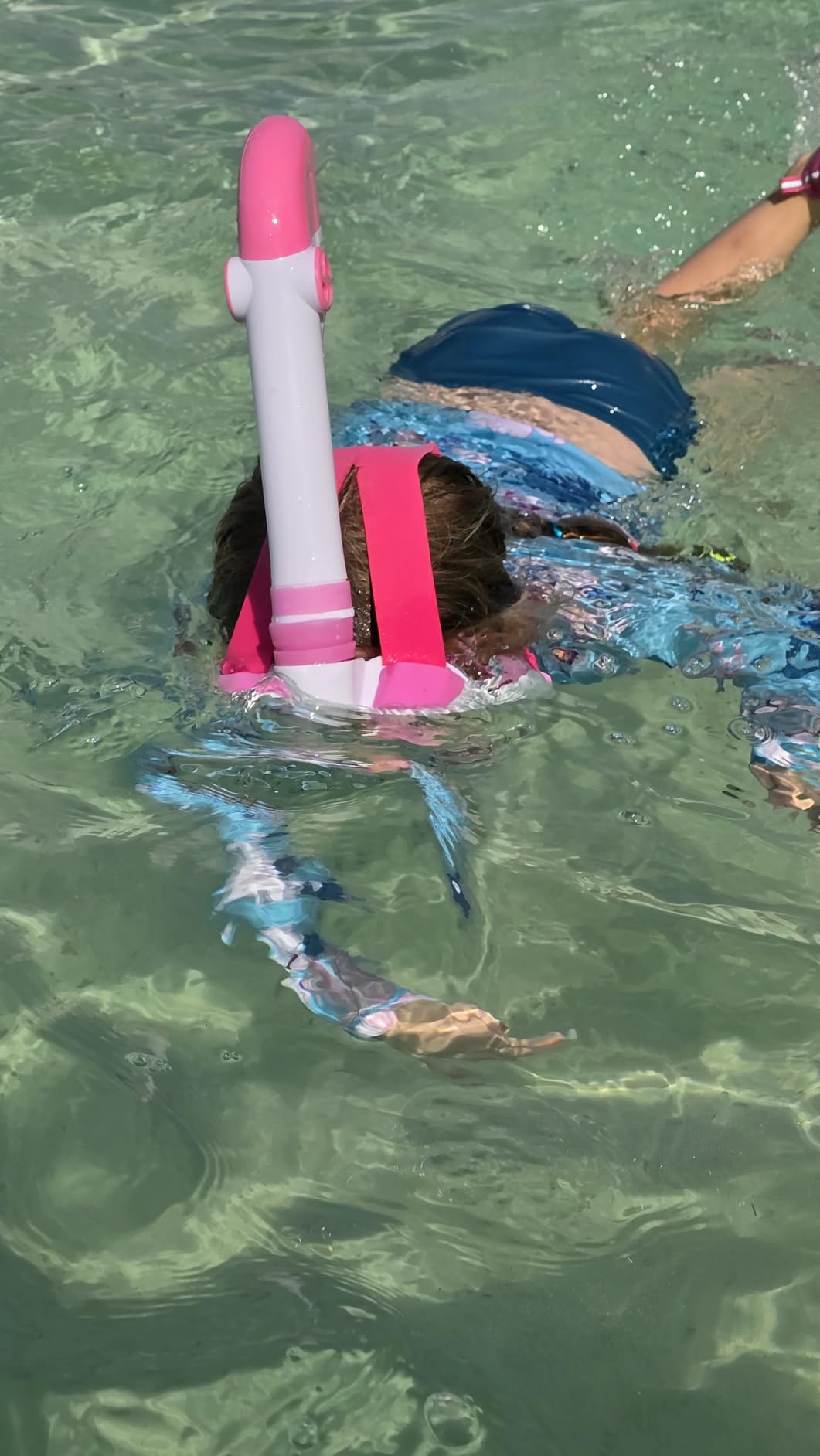 Viginsul Mask Fins Snorkeling Gear for Adults, Full Face Snorkel Mask & Adjustable Swim Fins Snorkel Set customer photo 1