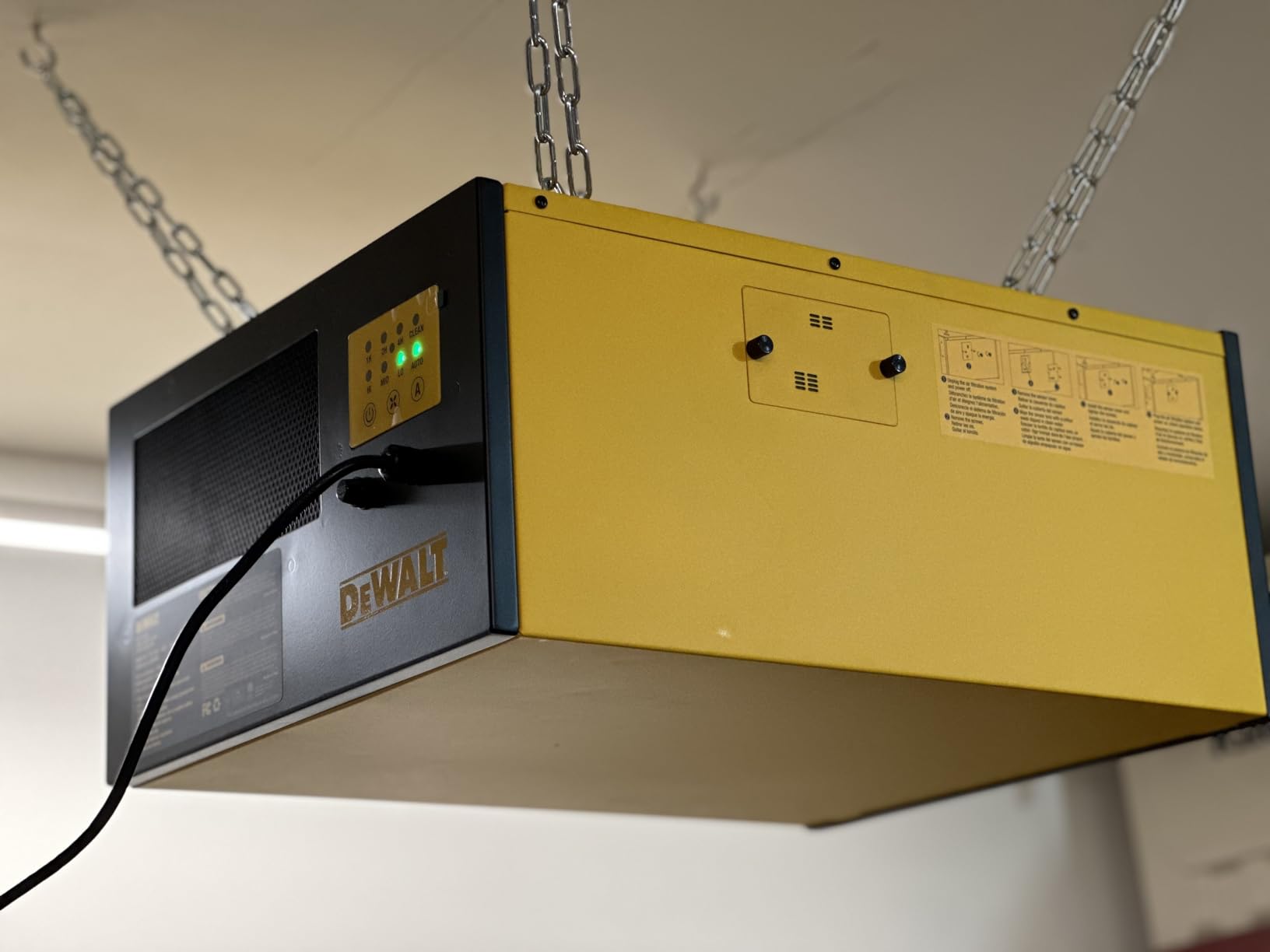 DEWALT Air Filtration System Dust Collector for Woodworking DWXAF101 customer photo 2