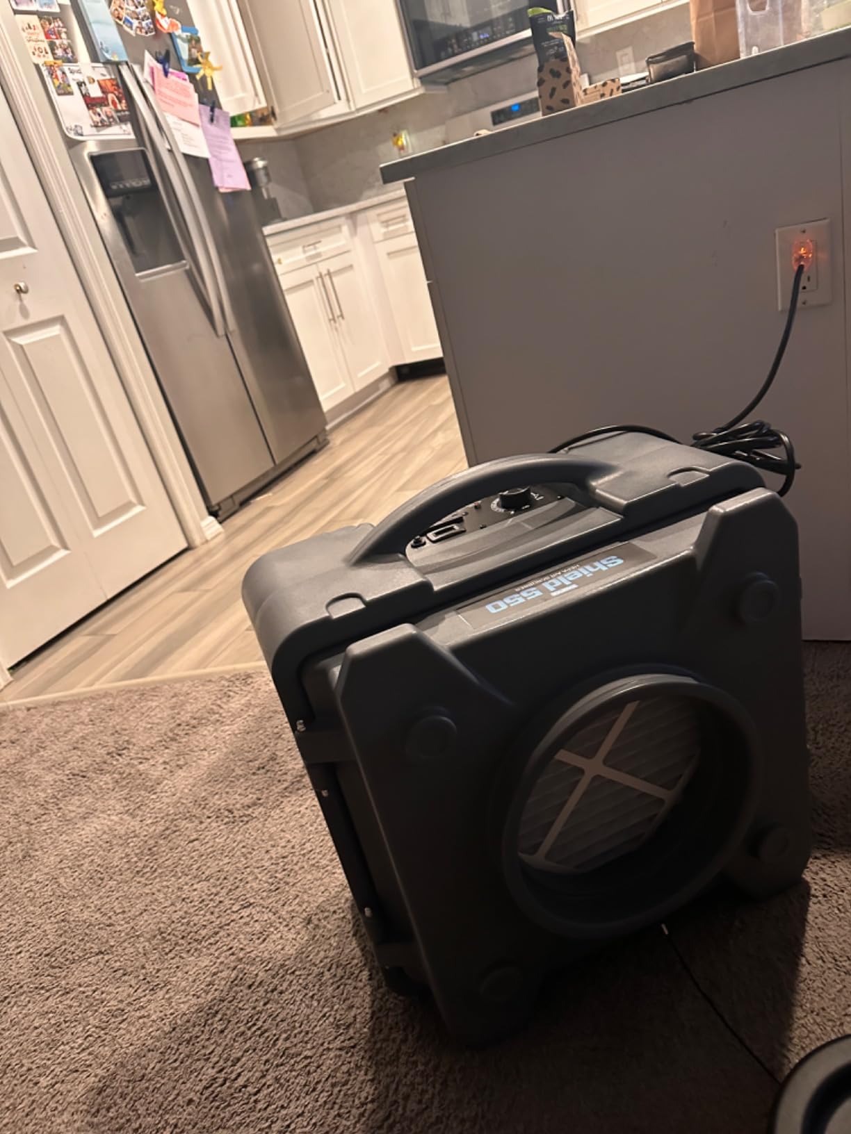 CADPXS Shield-550 Air Scrubber 550 CFM with 3-Stage Filtration, Negative Air Machine, Airborne Cleaner HEPA Scrubber, Water Damage Restoration Equipment, Commercial Air Purifier customer photo 1