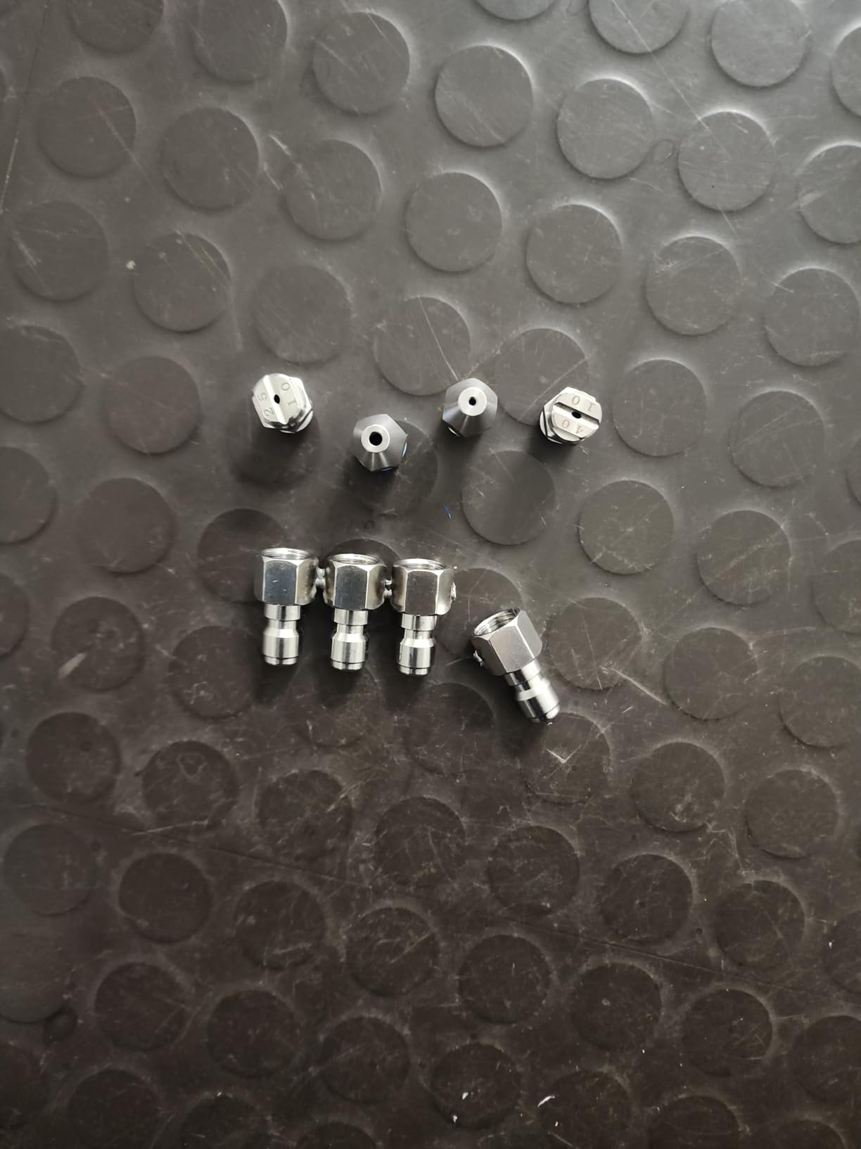 4 GPM Pressure Washer Nozzle, Jrod Tip Water Cleaning Soft Wash Nozzle kits, 4 Way J Rod Washing Tip Holder, 1/4