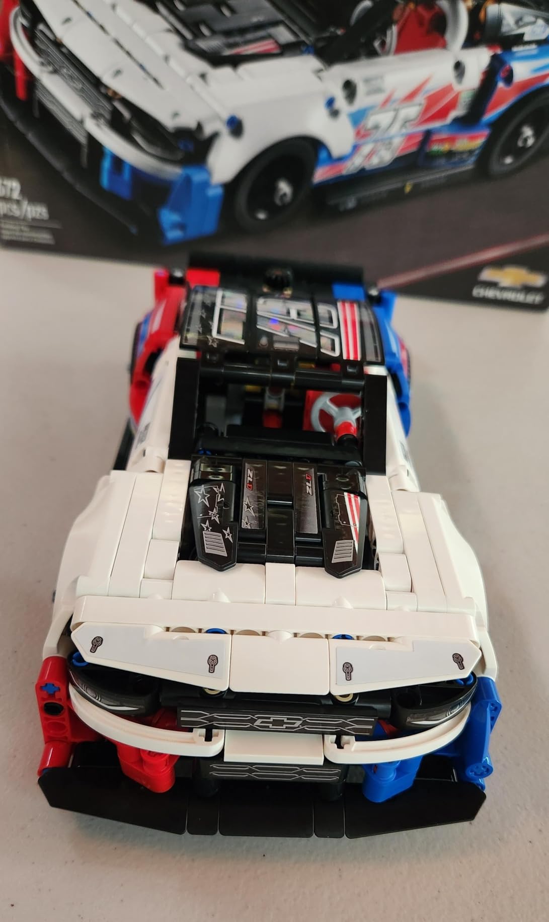 LEGO Technic NASCAR Next Gen Chevrolet Camaro ZL1 Building Set 42153 - Authentically Designed Model Car and Toy Racing Vehicle Kit, Collectible Race Car Display for Boys, Girls, and Teens Ages 9+ customer photo 2