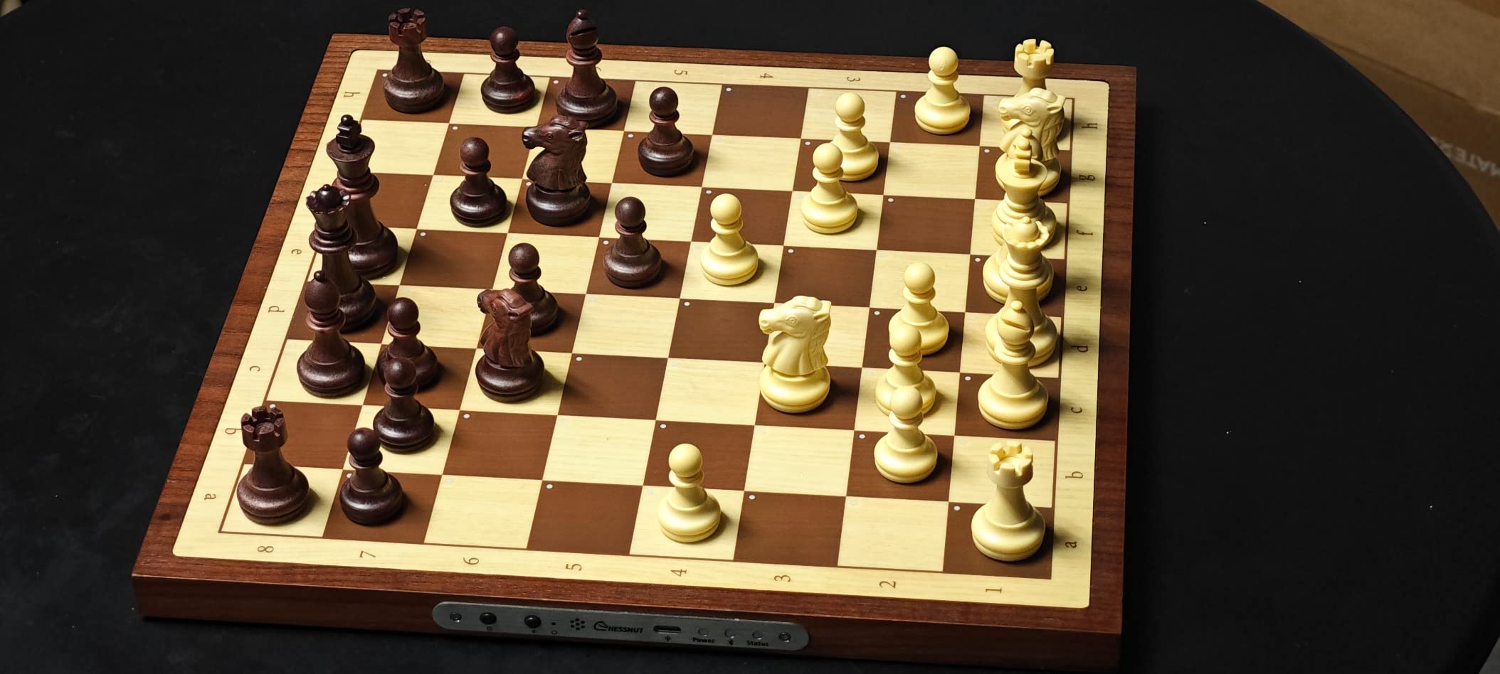 Chessnut Air Electronic Chess Board with AI — Handcrafted Wooden Board, LED Indicators, Adaptive Difficulty, Full Piece Recognition — Play Online on Major Chess Platforms customer photo 2