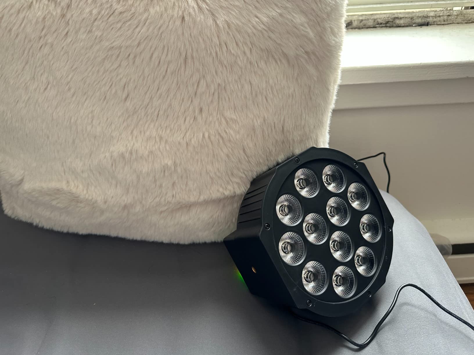 Rechargeable Par Lights, RGBW LED Uplights Battery Powered Stage Light, HOLDLAMP Par Can DJ Lights Sound Activated with Remote & DMX Control for Festival Party Event Wedding Bar customer photo 2
