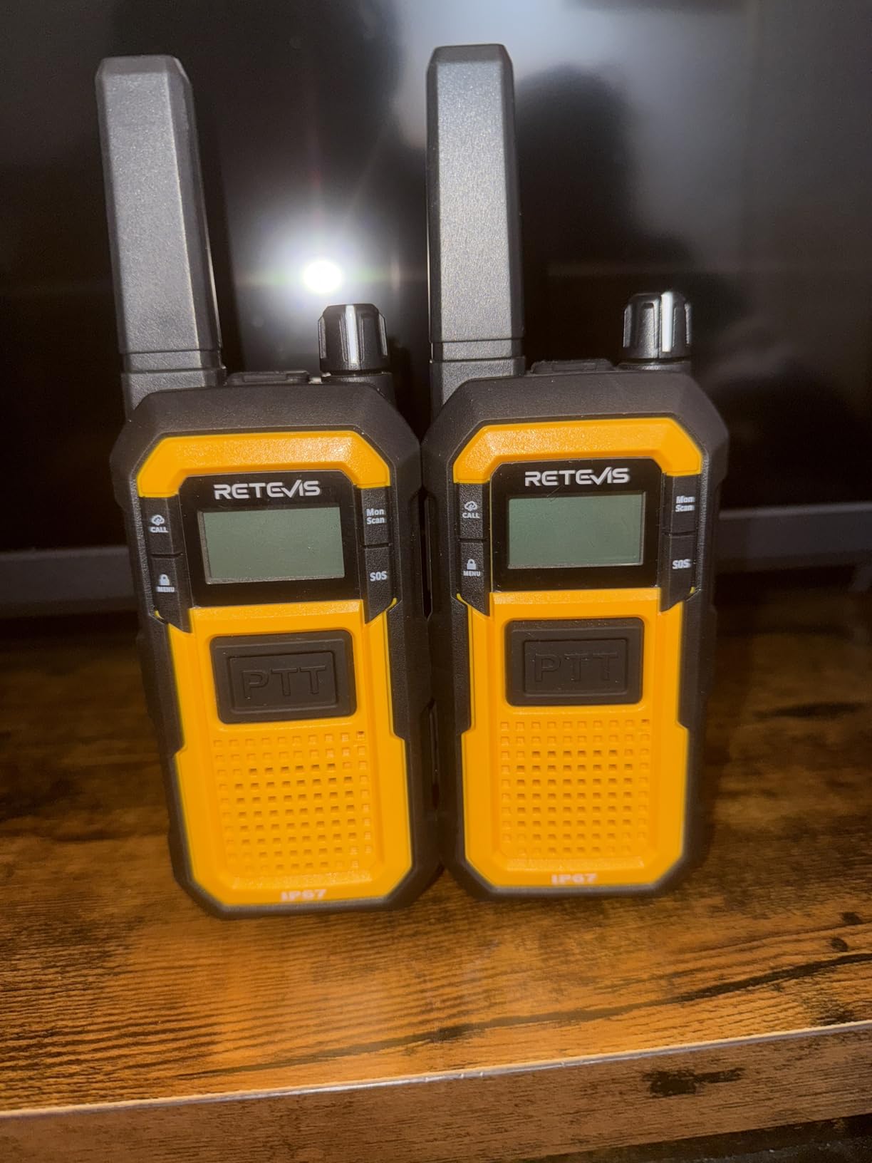 Retevis RB48 FRS Walkie Talkies Long Range, Rugged & IP67 Waterproof & Floating, Mil-Standards 810H Two Way Radio, Heavy-Duty, NOAA, Rechargeable, 20hr Battery, Emergency Radio(2 Pack) customer photo 2