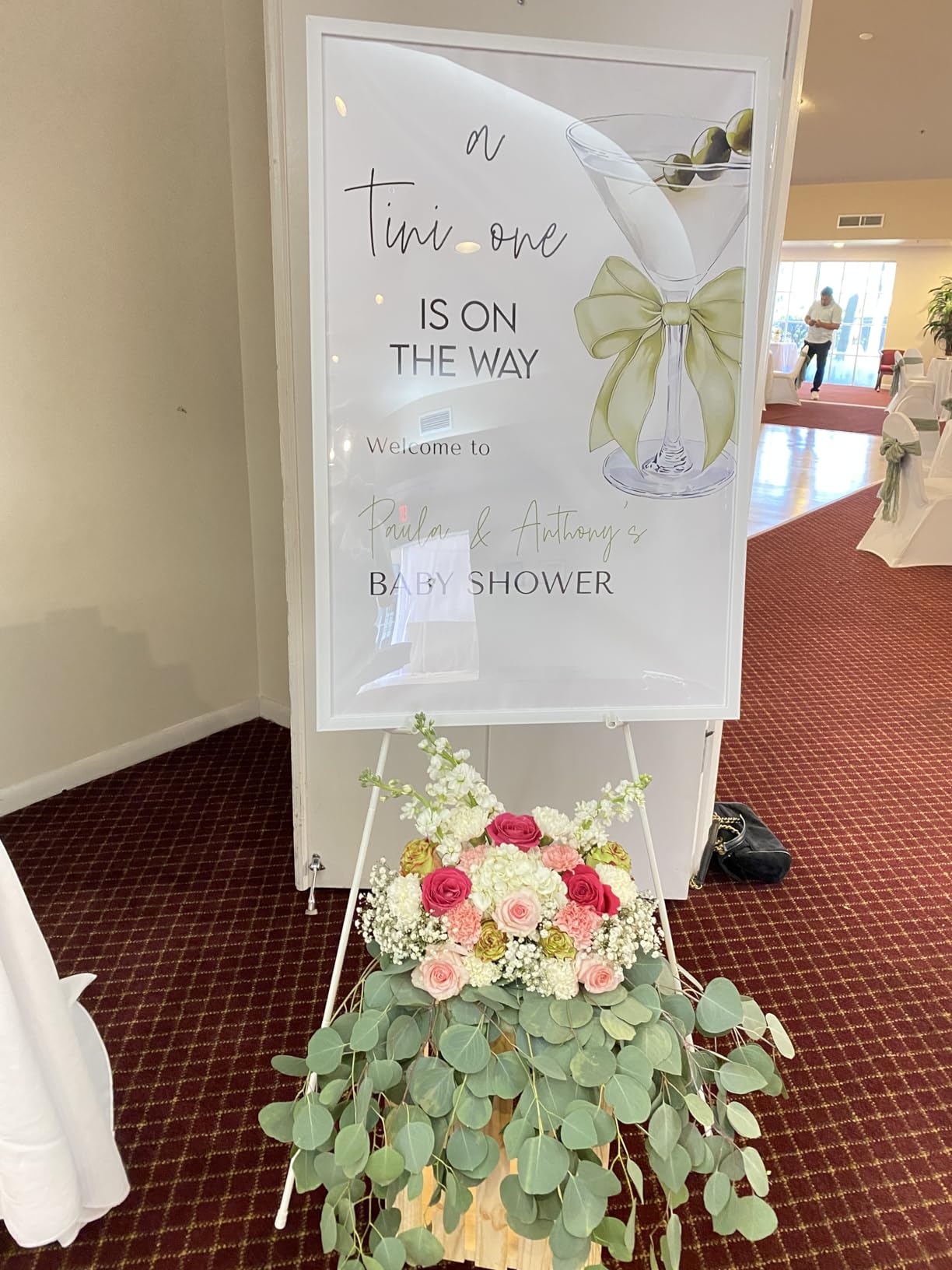 JEAWIWI 3 Pcs Lightweight Easel Stand, 66 Inch, Black, with Carry Bags | Adjustable Portable Metal Display Easel & Poster Stand, for Wedding Signs, Art Display, Signs, Poster, for Home & Office Use customer photo 2