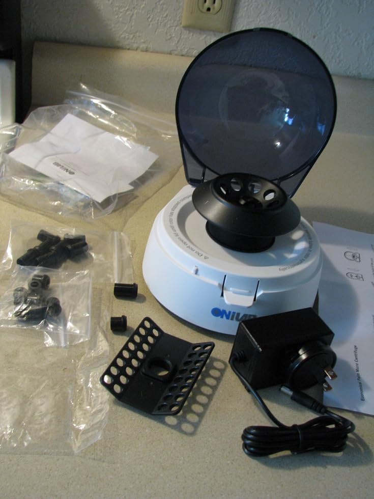 ONiLAB Mini Benchtop Centrifuge, 7000RPM, 2680×g, 2 Rotors customer photo 2