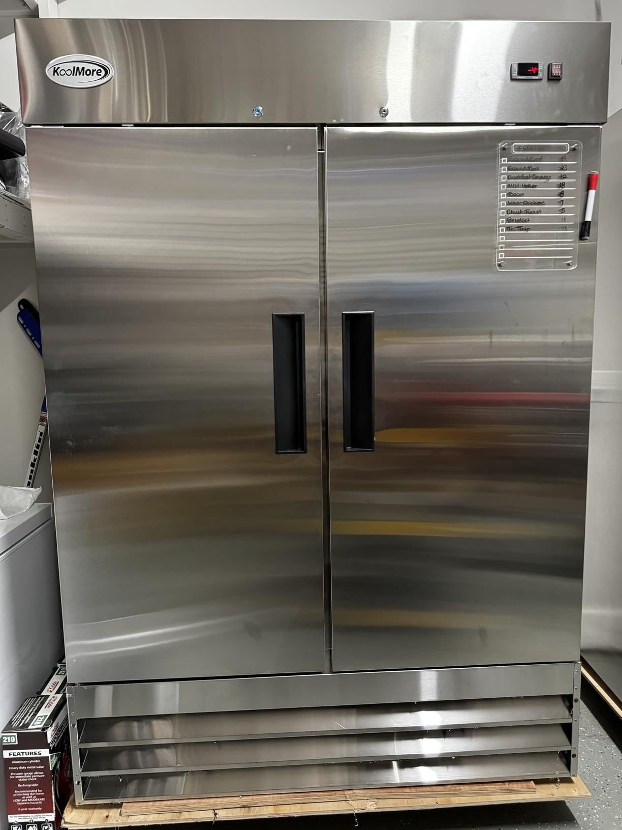 KoolMore Commercial Half Door Reach-in Freezer for Restaurant, Cafe, and Cold Food Storage, Stainless Steel Finish, Large 23 Cu. Ft. Capacity, Heavy Duty Kitchen Use (RIF-1D-SSHD), Silver customer photo 2